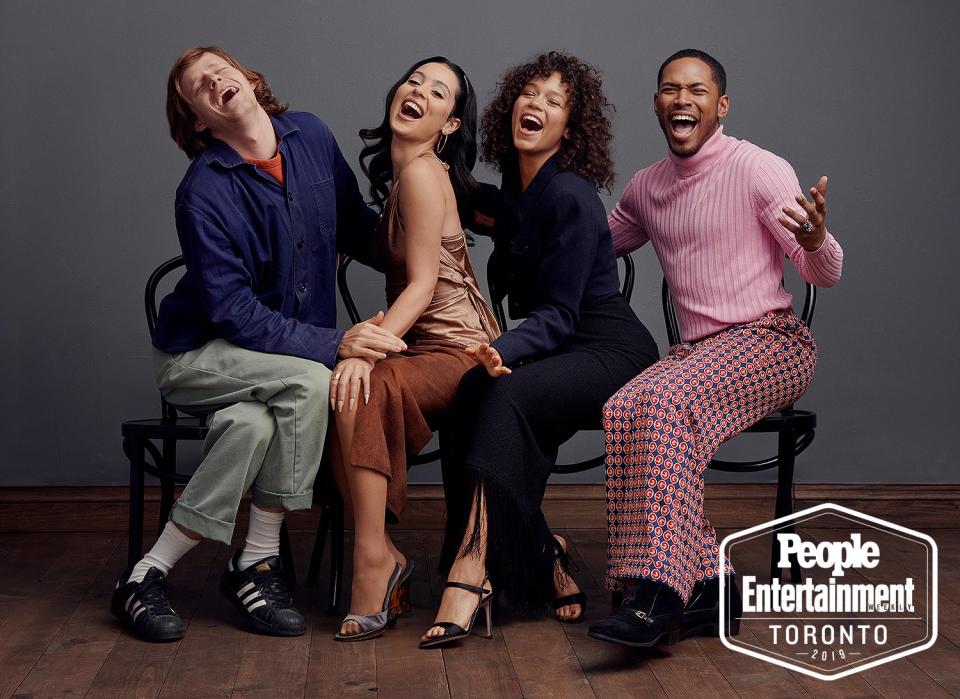 Lucas Hedges, Alexa Demie, Taylor Russell & Kelvin Harrison Jr.