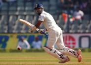 Cricket - India v England - Fourth Test cricket match - Wankhede Stadium, Mumbai, India - 10/12/16. India's Murali Vijay plays a shot. REUTERS/Danish Siddiqui