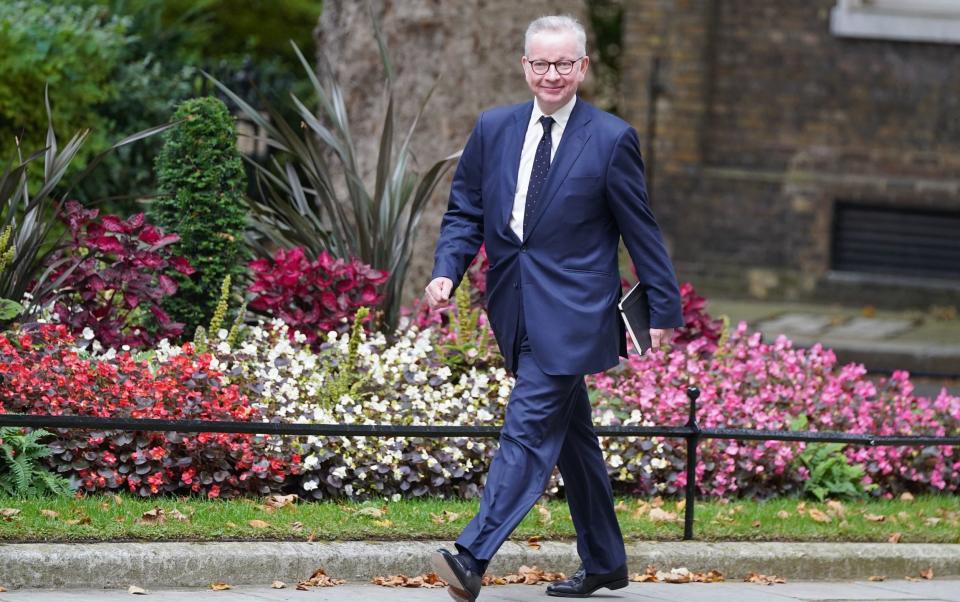 Michael Gove arrives in Downing Street, London - Stefan Rousseau/PA