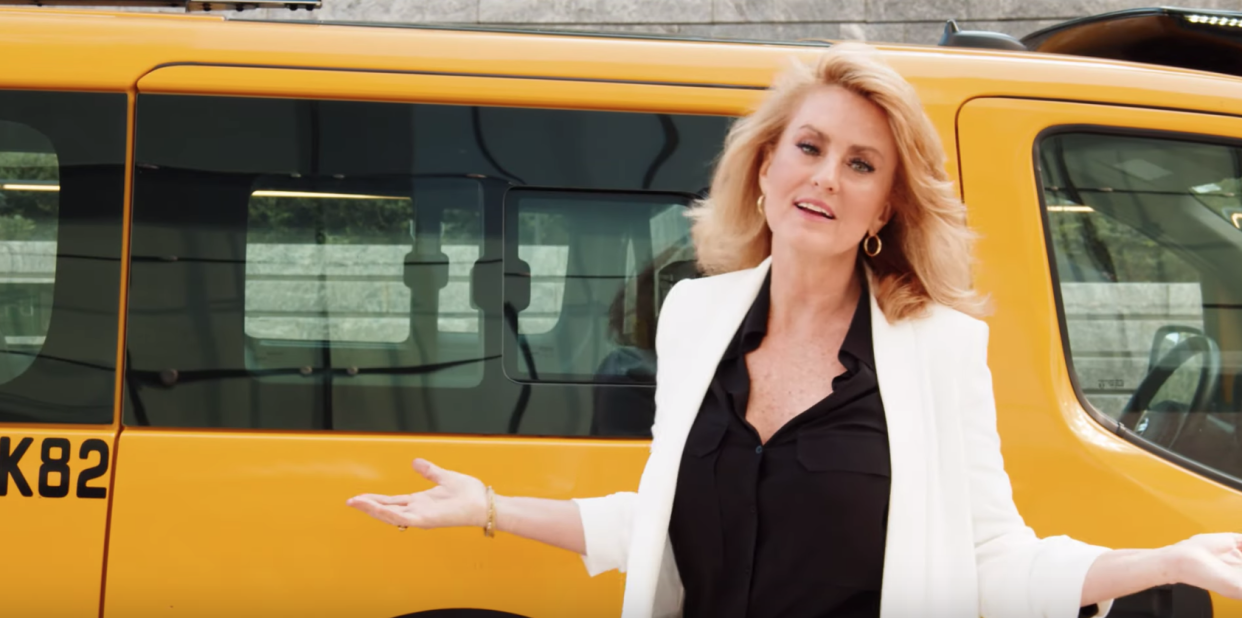 Ann Cutbill Lenane, a successful New York City realtor, has placed a dating ad in city taxi cabs. (Photo: YouTube)