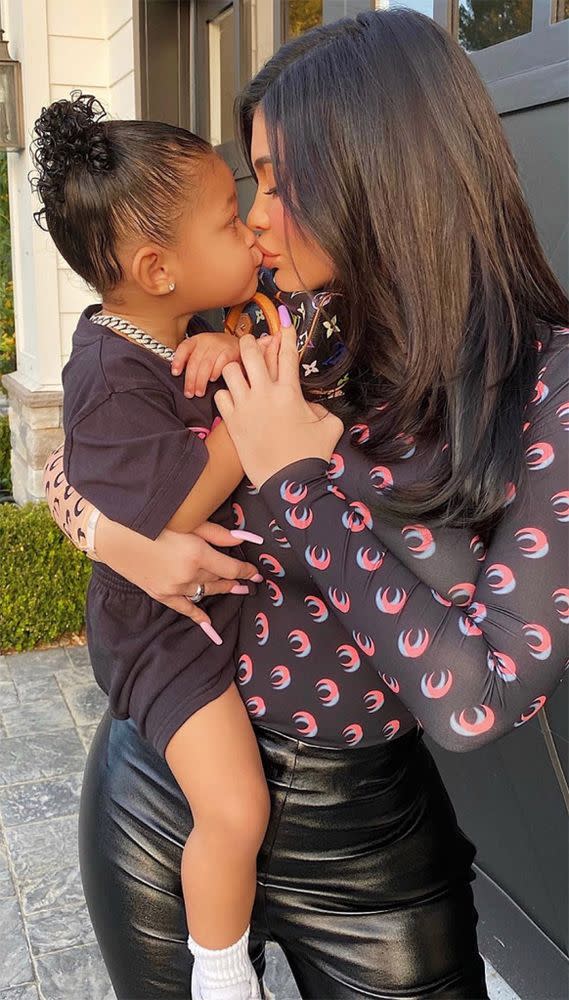 Kylie Jenner (R) and daughter Stormi | Kylie Jenner/Instagram