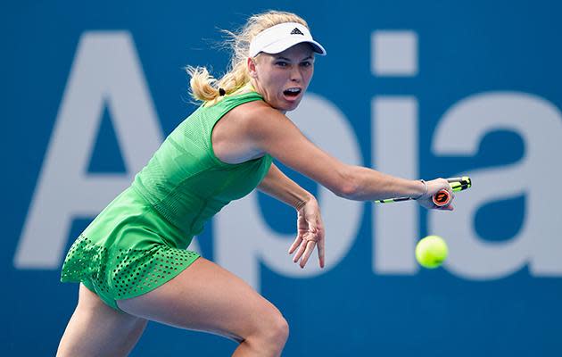 Caroline Wozniacki: Green and golden girl