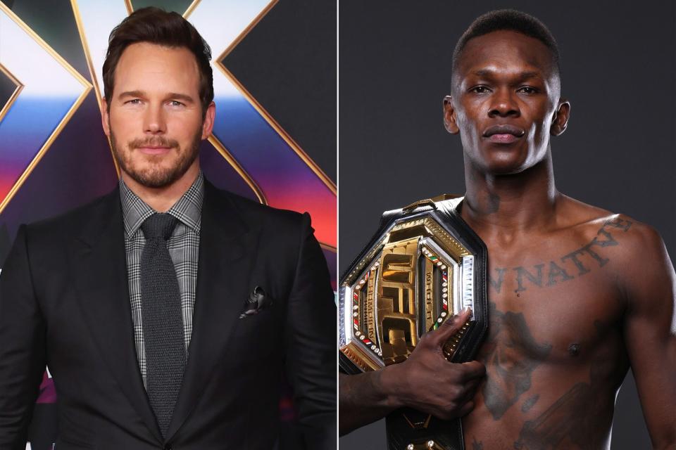 Chris Pratt; Israel Adesanya