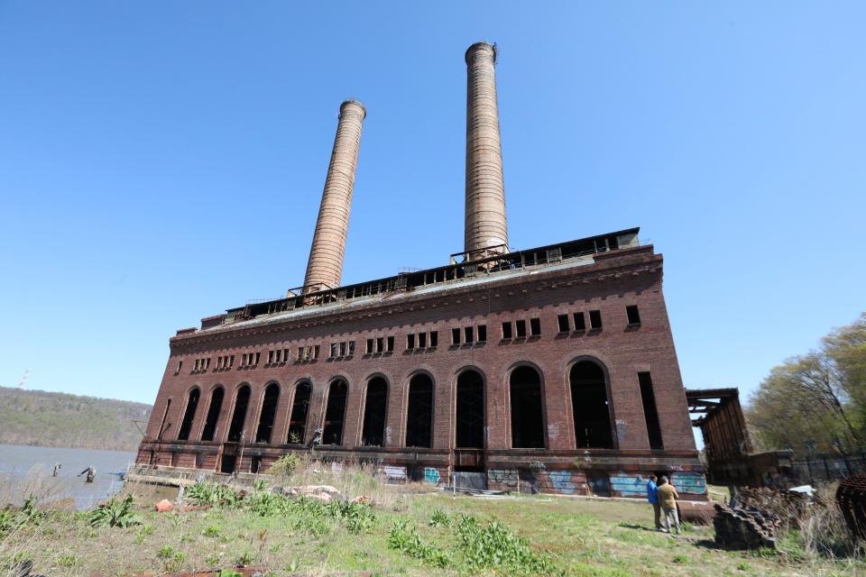 The former Glenwood Power Plant in Yonkers April 29, 2022. The Plant plans to redevelop the space into a global epicenter for climate solutions with offices, meeting lounges and large gathering spaces.