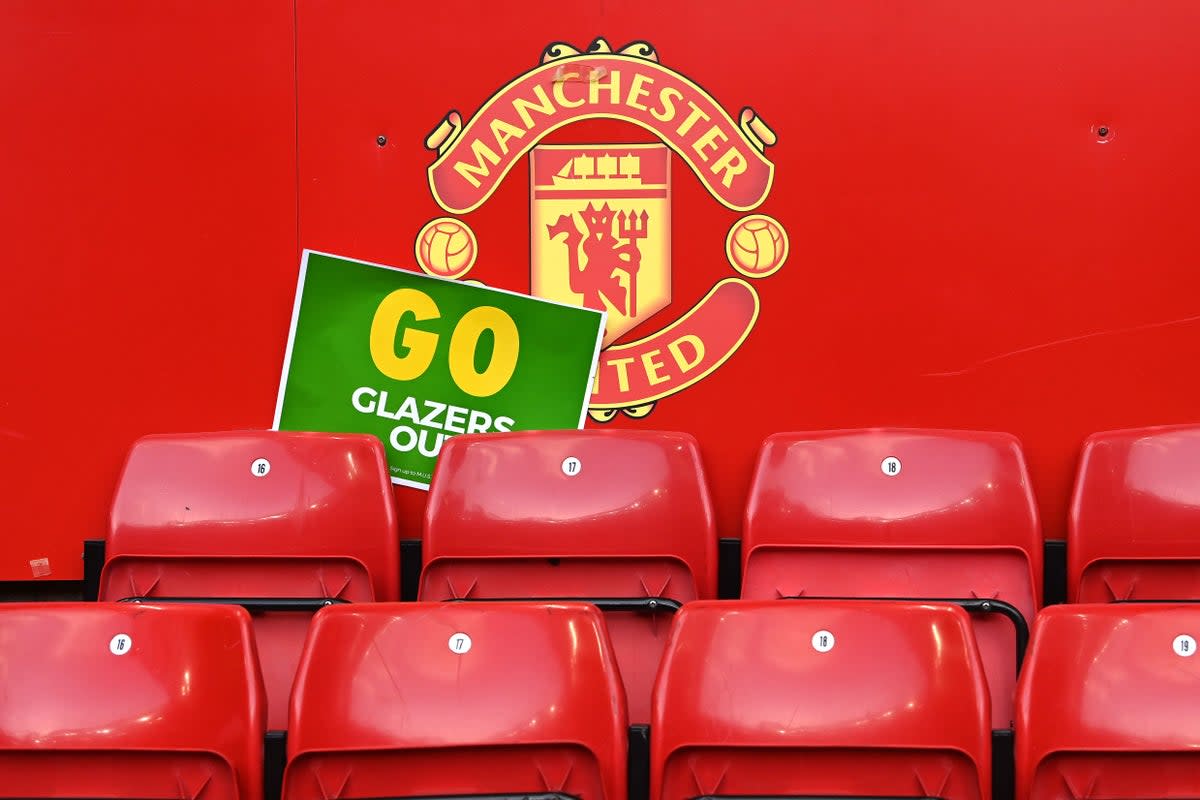 Manchester United’s owners the Glazer family have effectively put the club up for sale (Laurence Griffiths/PA) (PA Archive)