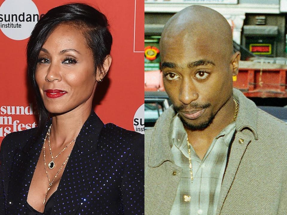 Jada Pinkett Smith and Tupac 