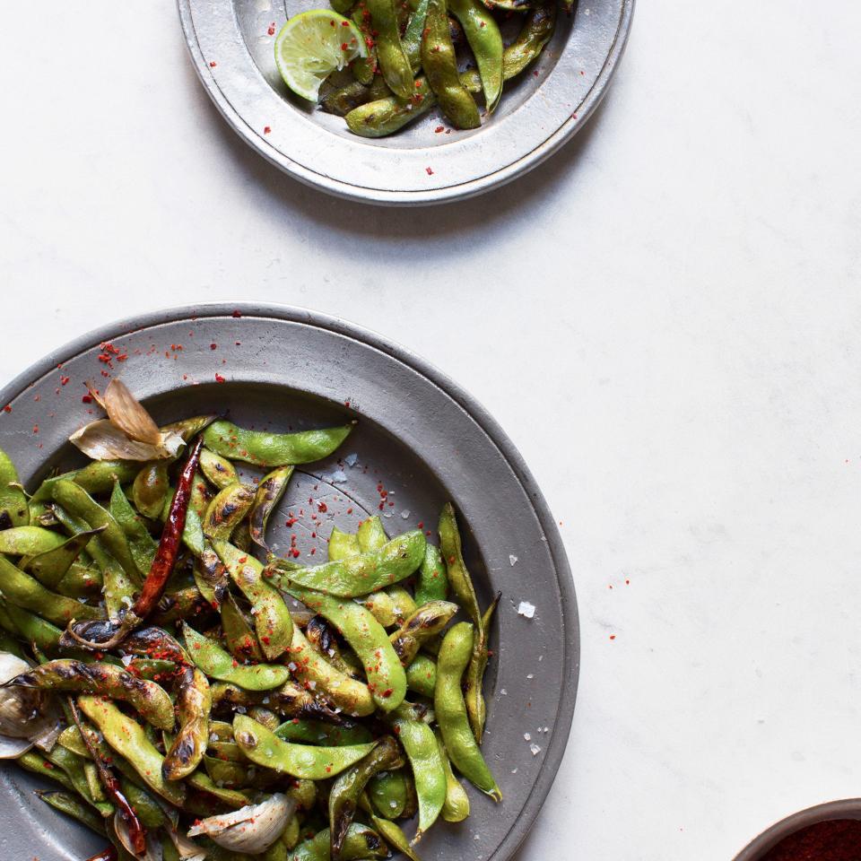 Blistered Edamame