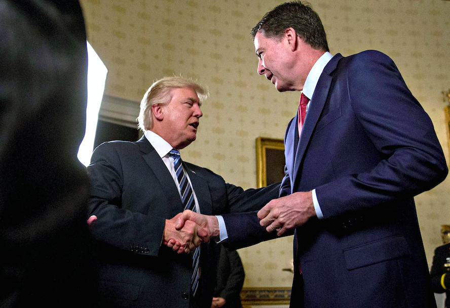 Donald Trump sacked James Comey as FBI director (Picture: Rex)