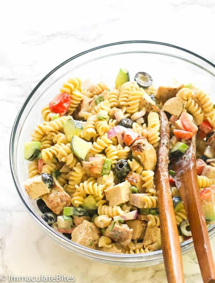 pasta salad recipes creamy chicken pasta salad