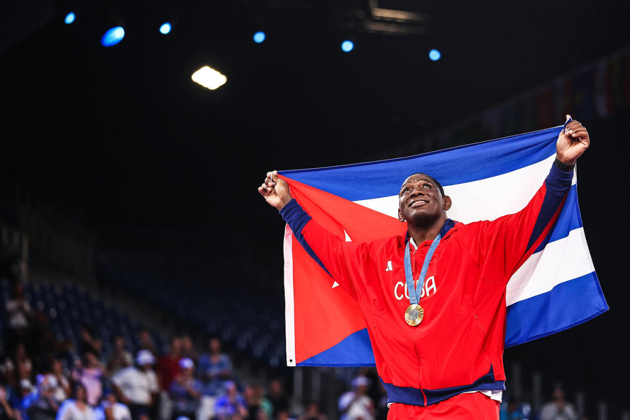 Image: Gold medallist Mijain Lopez Nunez  (Sarah Stier / Getty Images)