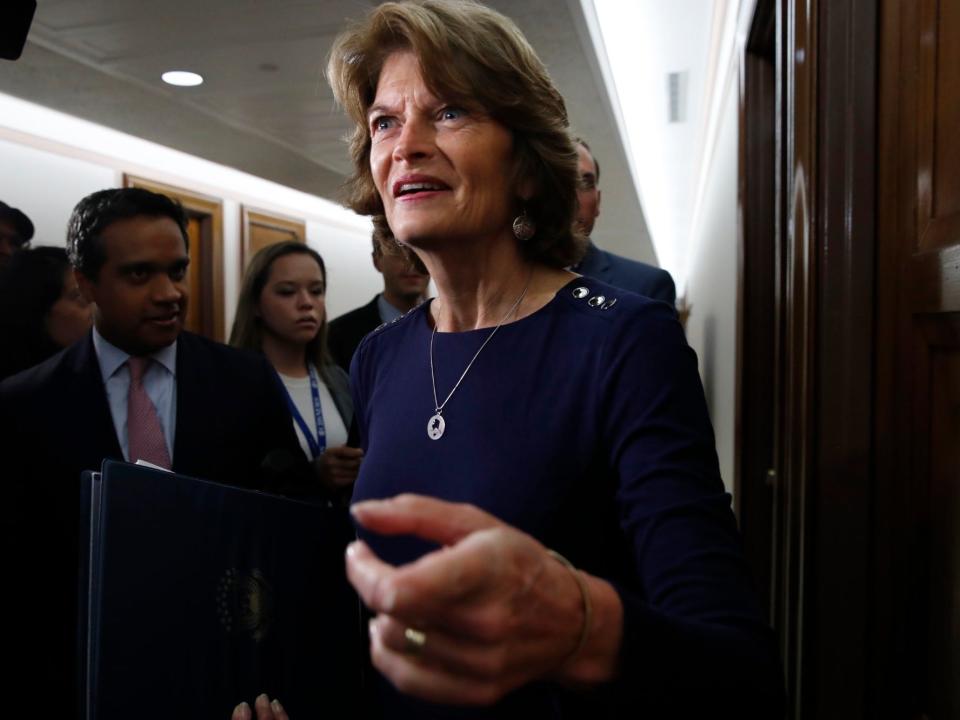 Lisa Murkowski on Capitol Hill