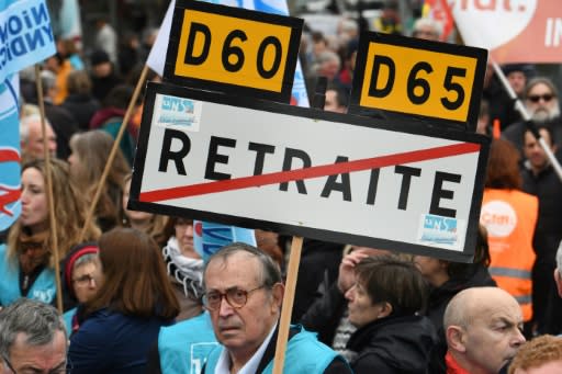 Unions say millions will have to work beyond the legal retirement age of 62