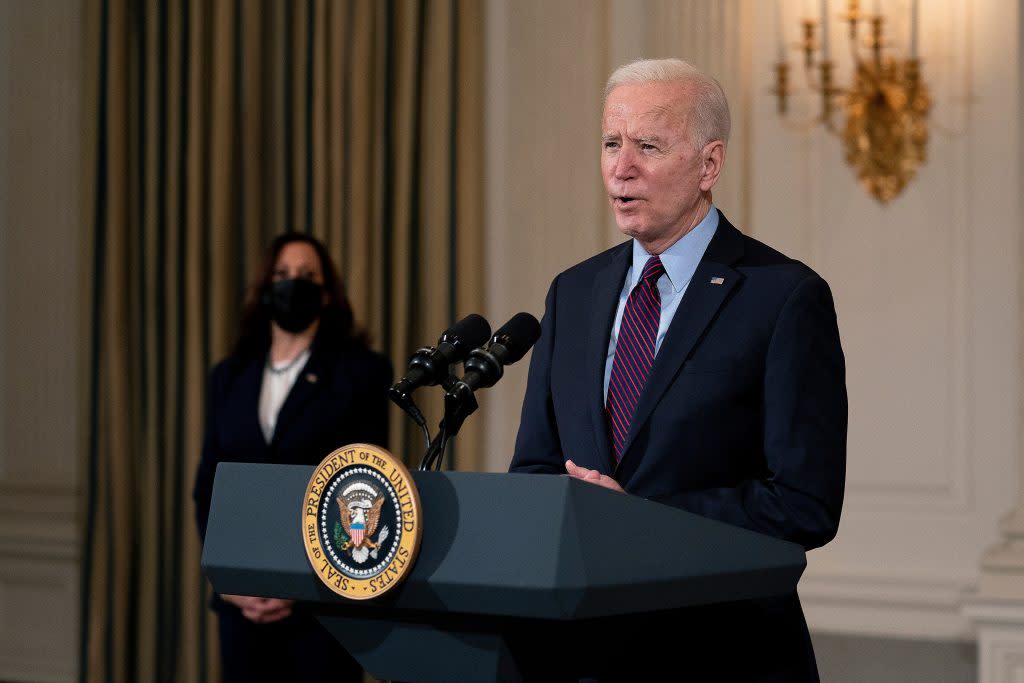 President Biden Delivers Remarks On The Economy And Need For American Rescue Plan