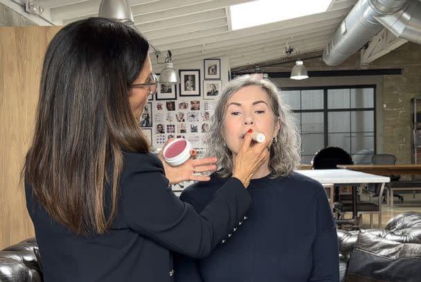 Bobbi Brown breaks down the best makeup tips for women with gray hair. (Bobbi Brown)