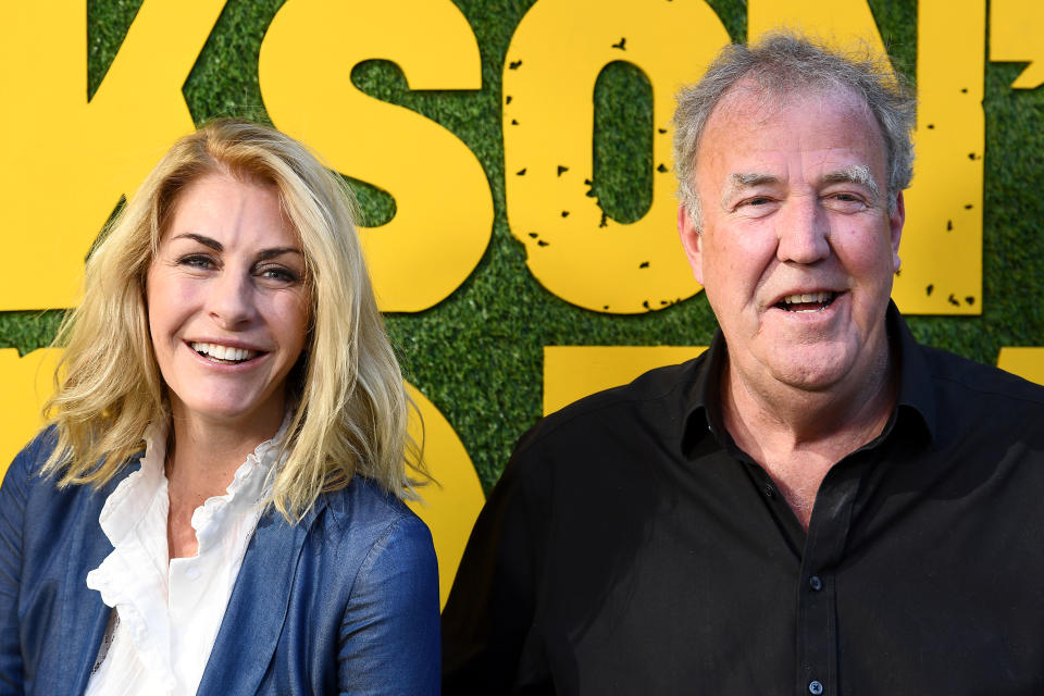 Lisa Hogan and Jeremy Clarkson during the 