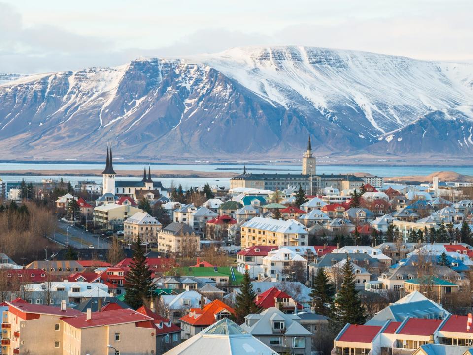 Reykjavik, the capital city of Iceland.