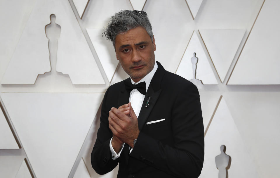 Taika Waititi poses on the red carpet during the Oscars arrivals at the 92nd Academy Awards in Hollywood, Los Angeles, California, U.S., February 9, 2020. REUTERS/Eric Gaillard