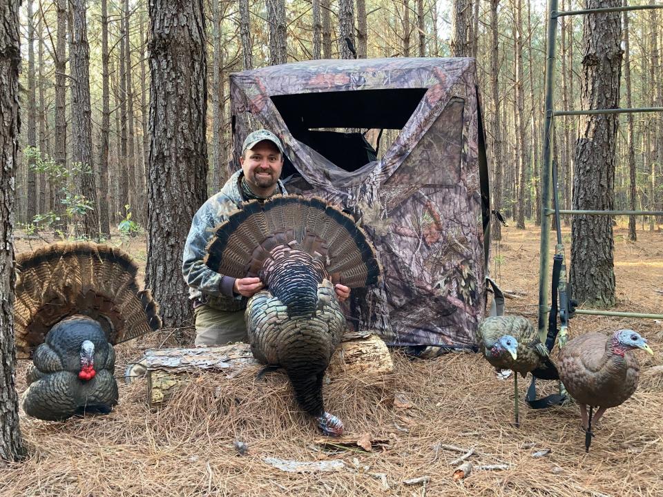 Ian Nance is shown with a South Carolina Low Country longbeard.