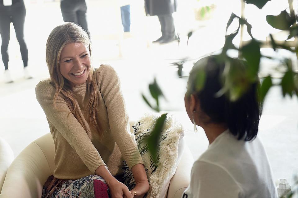 Eager bather: Gwyneth Paltrow (Photo Ilya S. Savenok/Getty Images: Getty Images for Goop