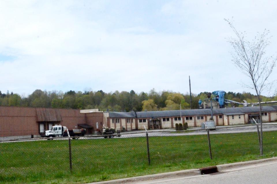 The former Michigan Maple Block site at 1420 Standish Ave. in Petoskey is seen on May 8, 2024.
