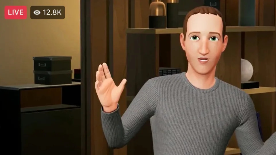 Mark Zuckerberg showed full avatar at Meta connect event