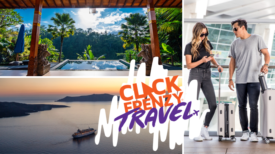 Click Frenzy's 29-hour travel sale launches 7pm Tuesday and wraps up midnight Wednesday. (Source: Getty)