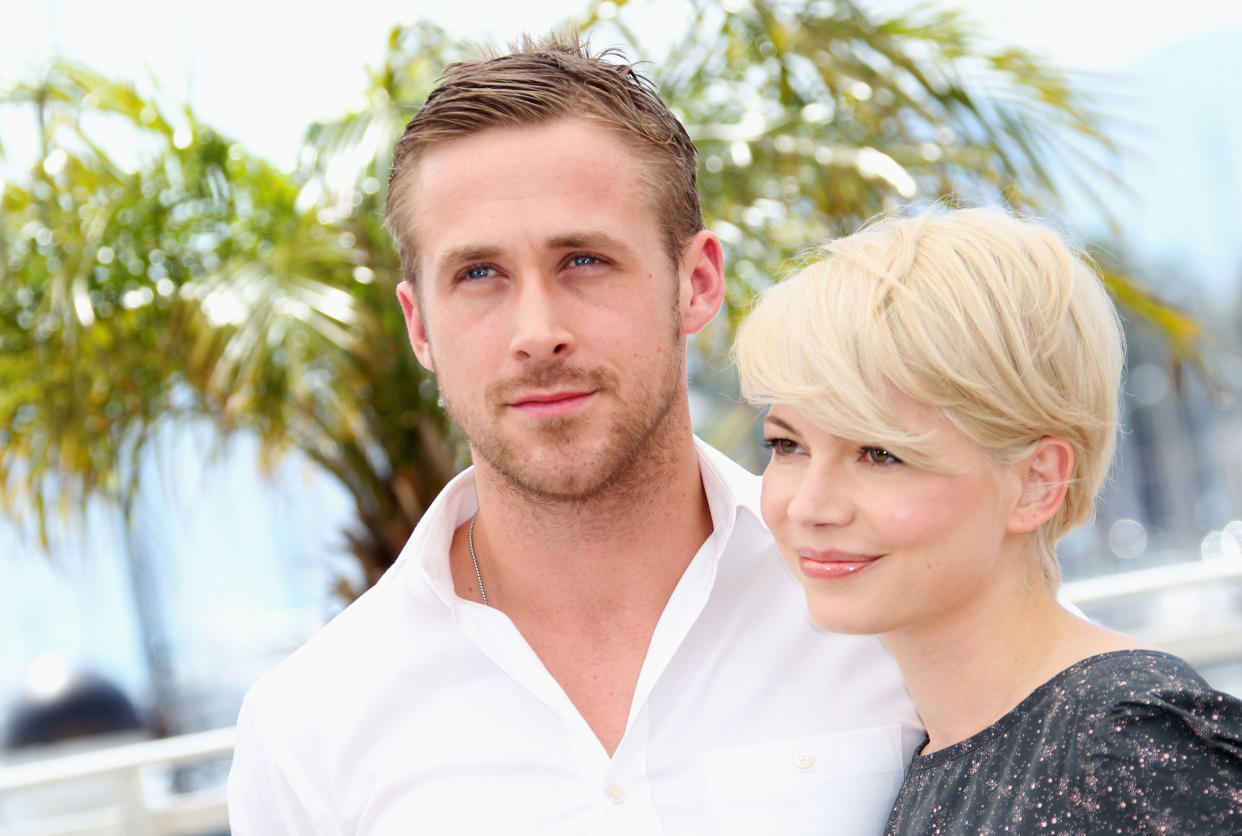 CANNES, FRANCE - MAY 18:  Actors Ryan Gosling and Michelle Williams attend the 'Blue Valentine' Photo Call held at the Palais des Festivals during the 63rd Annual International Cannes Film Festival on May 18, 2010 in Cannes, France.  (Photo by Toni Anne Barson/WireImage)