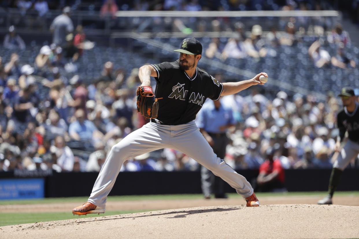 Caleb Smith spins his Monday magic (AP Photo/Gregory Bull)