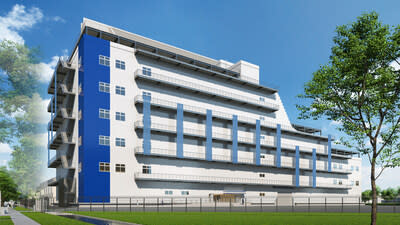 Rendering of state-of-the-art NRT14 data center at MC Digital Realty's NRT campus, scheduled for completion in December 2025