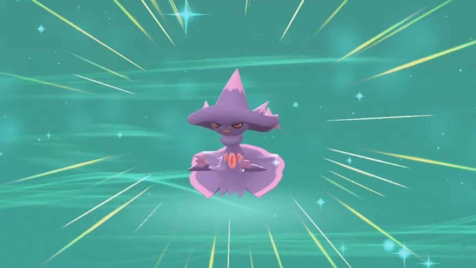Misamagius, the magical Pokémon, likes to chant incantations. These incantations can hurt targets, but some can bring joy. Basically she likes to Gaslight, Gatekeep, Girlboss. You'll have to fight Fantina's Mismagius at the Hearthome Gym.