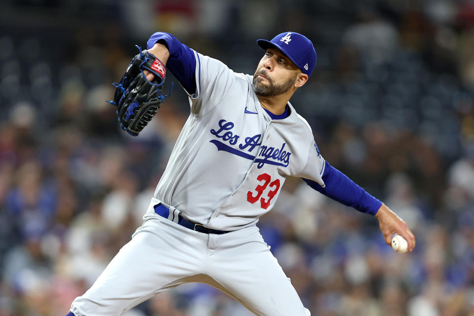 洛杉磯道奇老將David Price。(Photo by Sean M. Haffey/Getty Images)