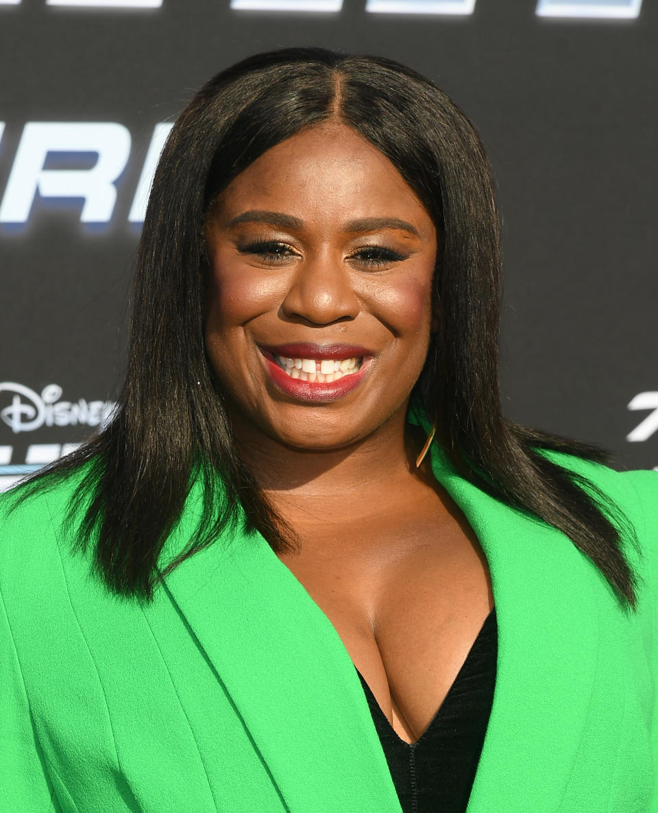 Closeup of Uzo Aduba