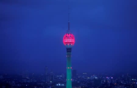 FILE PHOTO: Lotus Tower launching ceremony in Colombo