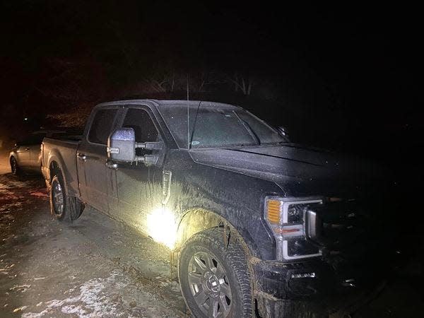 A pickup stolen from Le Flore County, Oklahoma has been recovered by law officers who announced the arrest Saturday, Dec. 24, 2022 of Arkansas escapee Jeromy Call.