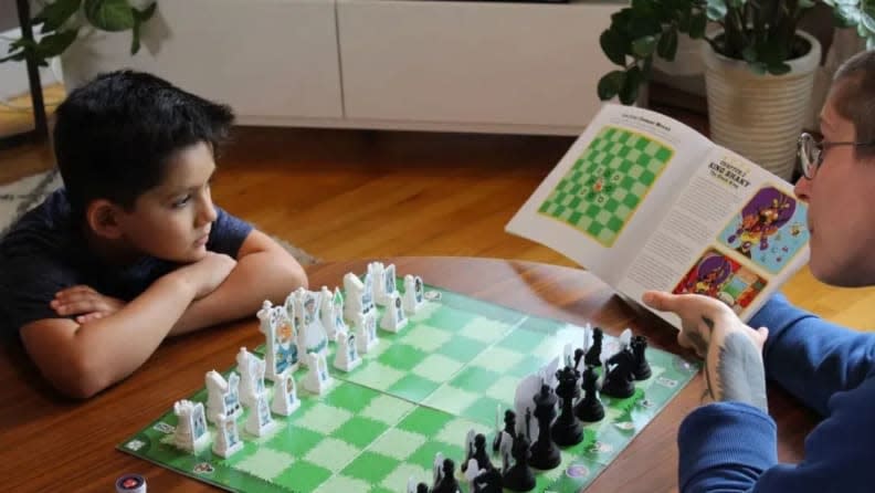 This chess set turns the game into a fun, story-driven activity.