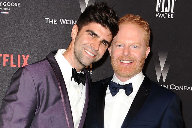 <p>Jason LaVeris/FilmMagic</p> Justin Mikita and Jesse Tyler Ferguson