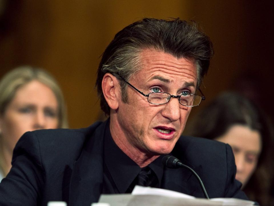 Sean Penn testifies before Congress
