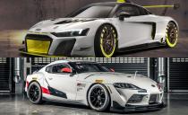 <p>Audi and Toyota also got into the customer racing-car action. The new R8 LMS for the GT2 class packs a 640-hp V-10 engine, which the company says is the most powerful engine in any of its customer racing cars so far. Toyota, meanwhile, confirmed that the Supra GT4 it <a href="https://www.caranddriver.com/news/a26586812/toyota-gr-supra-gt4-concept-photos-info/" rel="nofollow noopener" target="_blank" data-ylk="slk:showed earlier this year as a concept;elm:context_link;itc:0;sec:content-canvas" class="link ">showed earlier this year as a concept</a> will go into production, with sales starting next year.</p>