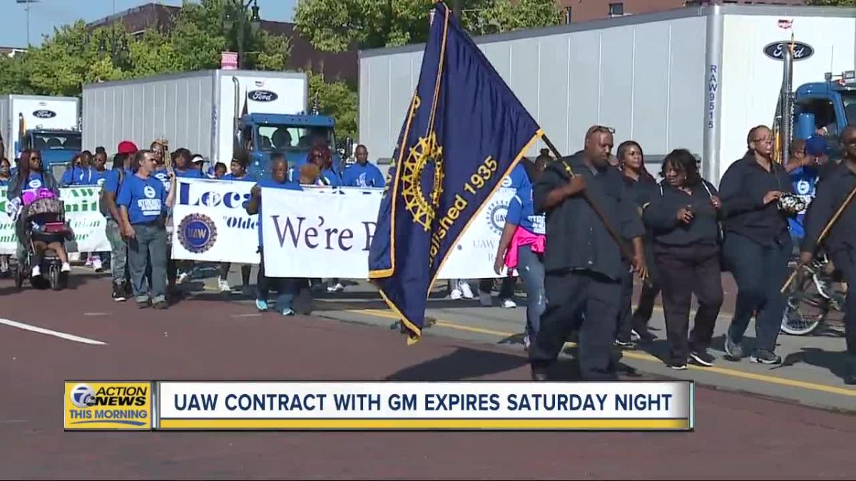 UAW contract with GM expires Saturday night