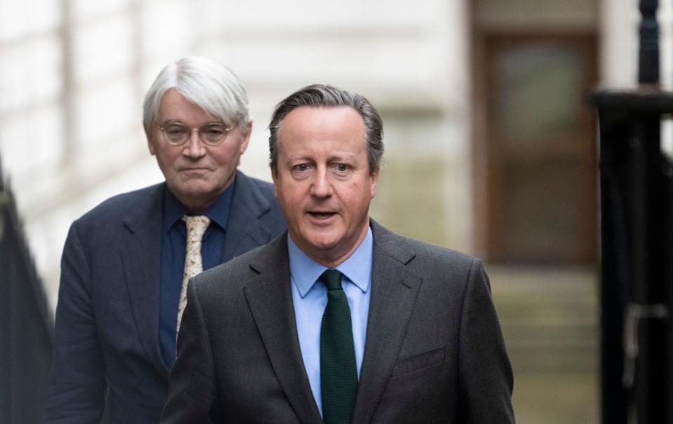 Lord Cameron and Andrew Mitchell