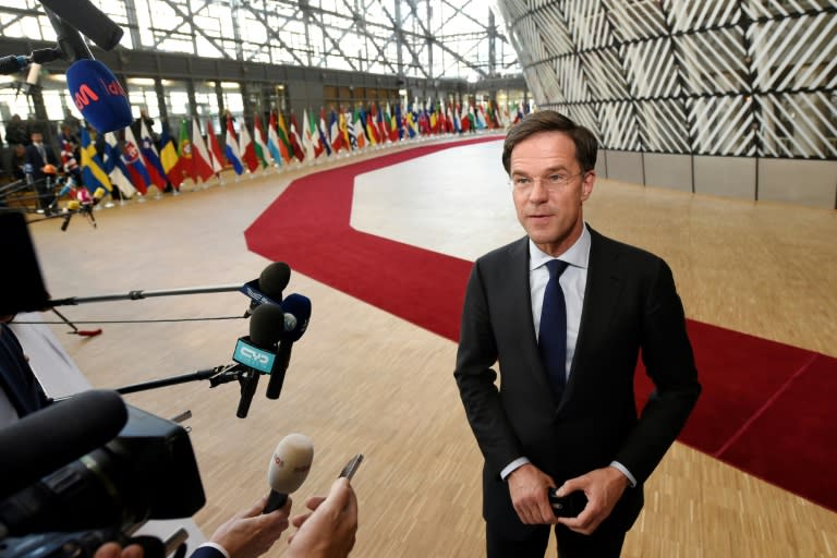 Dutch Prime Minister Mark Rutte was attending an election debate in Eindhoven