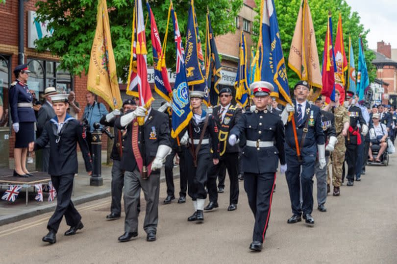 Armed Forces Day Stockport parade