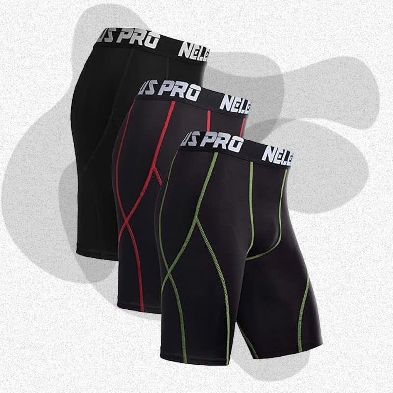 <p>Courtesy of Amazon</p><p>Don’t let the affordable price tag fool you—the Neleus Compression Shorts offer a premium value. These shorts offer all the features you’d expect on a pricier pair of athletic underwear: They're made with a lightweight poly-spandex fabric, they're stretchy, they offer mild compression, and they wick moisture to keep you feeling good.</p><p>[$24; <a href="https://www.amazon.com/Neleus-Sport-Running-Compression-Shorts/dp/B074TG8DBG?&linkCode=ll1&tag=mj-bestathleticunderwear-mcharboneau-081823-update-20&linkId=5b4a75011f8d684006c86715984820b5&language=en_US&ref_=as_li_ss_tl" rel="nofollow noopener" target="_blank" data-ylk="slk:amazon.com;elm:context_link;itc:0;sec:content-canvas" class="link ">amazon.com</a>]</p>