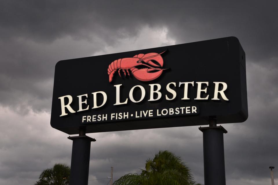 John Oliver is using kitchen equipment that used to belong to Red Lobster as a bargaining chip to get his face on a cake.