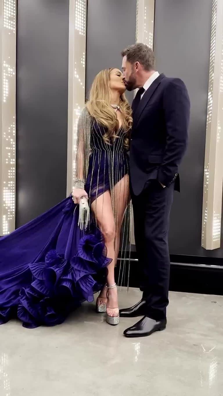 Jennifer Lopez agradeció el esfuerzo de Ben Affleck por acompañarla a los Grammy 2023