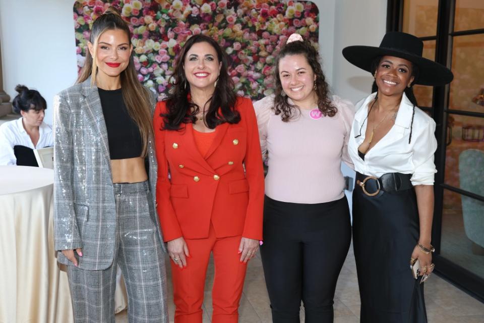 (L-R) Maria Menounos, Melissa Berton, Dessi Gomez and Chelsea VonChaz at The Wrap's Power Women Summit, Maybourne Hotel, Beverly Hills, California on Dec 5, 2023.