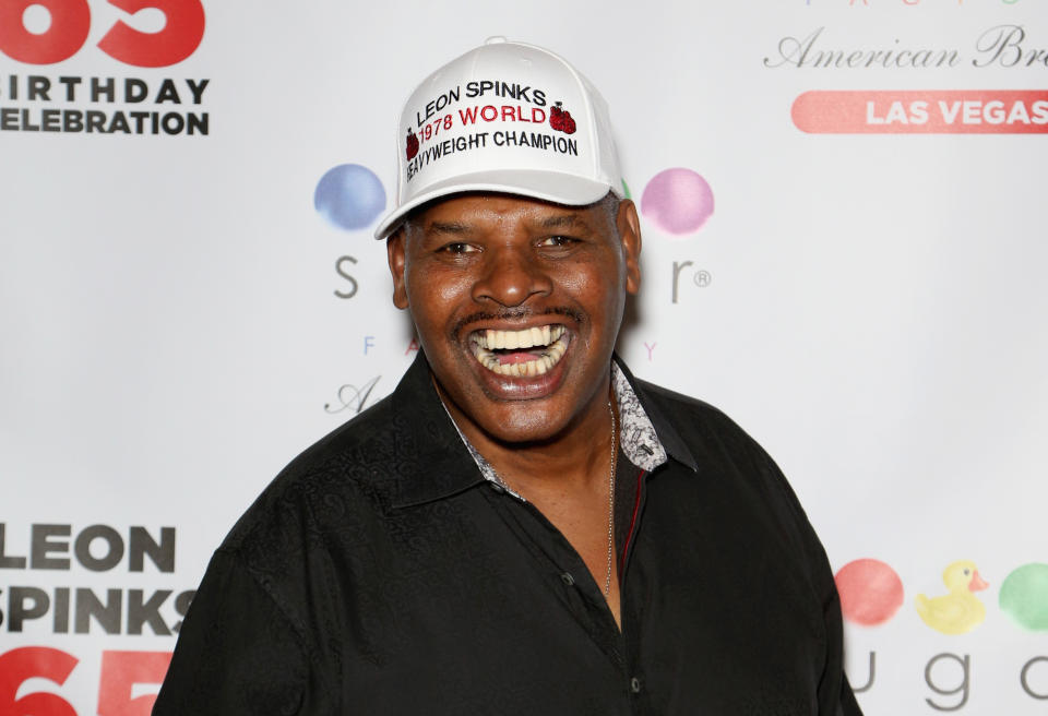 LAS VEGAS, NV - AUGUST 16:  Former boxer Leon Spinks attends his birthday celebration at the Chocolate Lounge at Sugar Factory American Brasserie at the Fashion Show Mall on August 16, 2018 in Las Vegas, Nevada.  (Photo by Gabe Ginsberg/Getty Images)