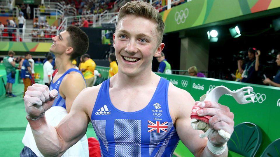 Pictured here, Nile Wilson claims a culture of abuse exists within British gymnastics.