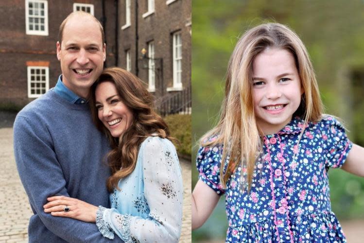 英國威廉王子（Prince William）與凱特王妃（Kate Middleton）透過王室臉書，慶祝愛女夏綠蒂公主歡度6歲生日。（翻攝自The Royal Family臉書）