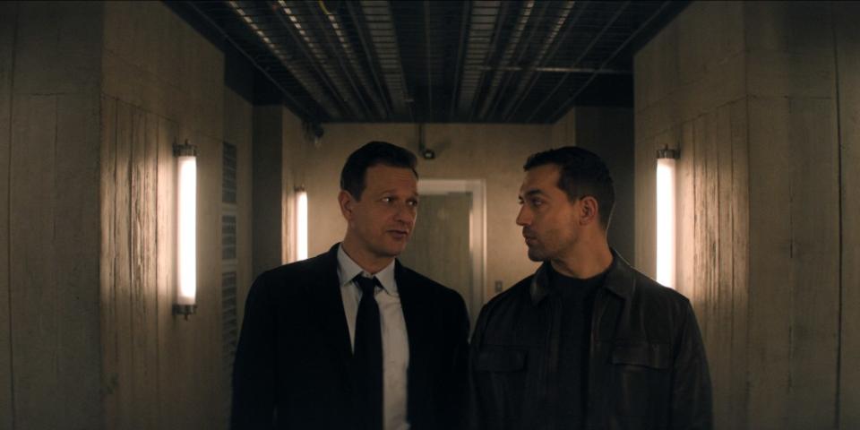 Josh Charles as Max Peterson and Dali Benssalah as Malik Amar. FX Networks